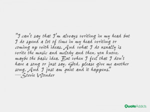 Do you know, it's funny, but I never thought of being blind as a ...