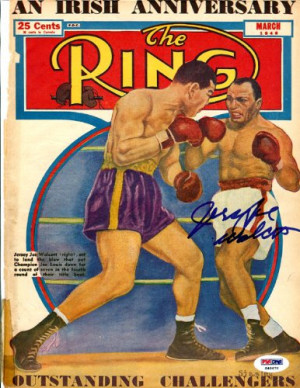 Check Price for Jersey Joe Walcott Autographed Magazine Cover PSA/DNA ...