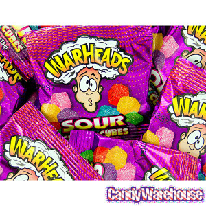 Home Colors Purple Candy WarHeads Sour Chewy Cubes Candy Snack Packs ...