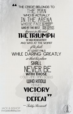 Victory & Defeat by Theodore Roosevelt