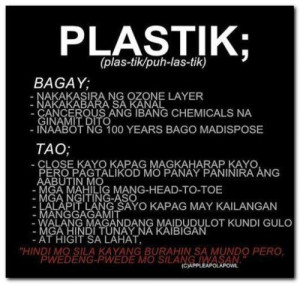 What plastic means.. ?