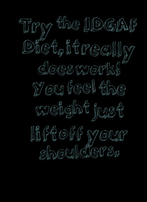 ... it really does work! you feel the weight just lift off your shoulders