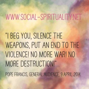 ... you ‘declare peace’? #CSTQuote from www.social-spirituality.net
