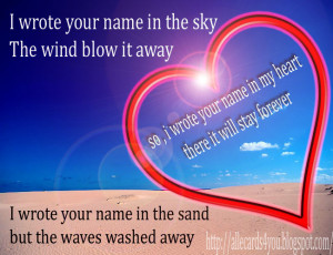 Love Quotes Your Name The Sky Rick Poems Saying