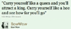 Carry yourself .....