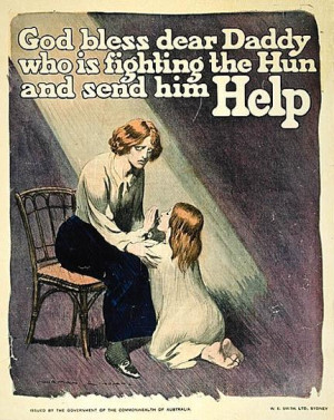WW1 Recruiting Posters and Norman Lindsay
