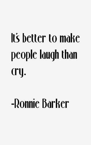 Ronnie Barker Quotes & Sayings
