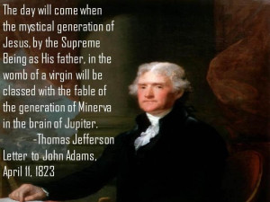 ... proof is on religion. Madison understood that faith is not a virtue