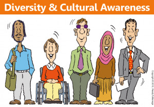 Diversity and Cultural Awareness Cartoon