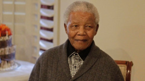 Former South African president Nelson Mandela celebrates his 94th ...