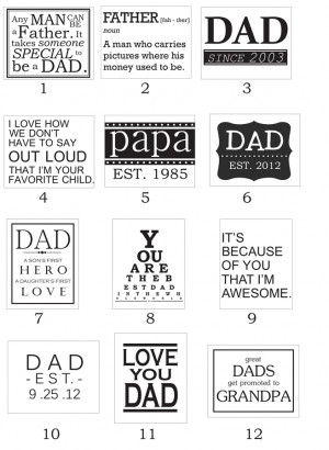 Father's Day Printables and Photo ideas