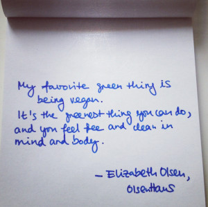 Zitat von Elizabeth Olsen, Gründerin der veganen Schuhmarke OlsenHaus