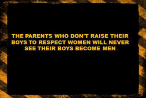 Wallpaper on Parenthood: Raise Your Boys to Respect Women