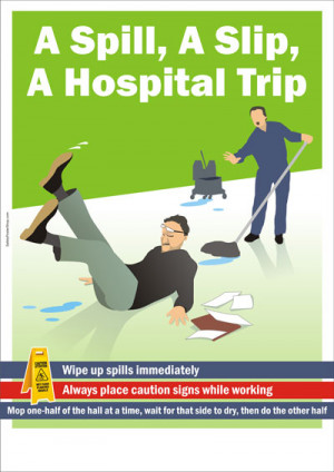 Safety Slogans for Slips Trips and Falls