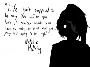 OC quotes - Natalie Hellsing by Juan-CN