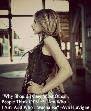 Avril Lavigne – Why should I care what other people think of me