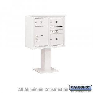 4C Pedestal Mailbox (Includes 26 Inch High Pedestal and Master ...