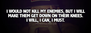 Click to get this i would not kill my enemies facebook cover photo
