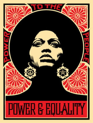 shepard fairey tuesday: afrocentric
