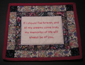 Quilts With Sayings