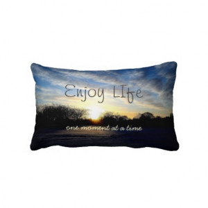 Inspiring Life Moments Quote Throw Pillow *All of the gross profits ...