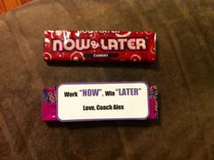 Motivational gift, cheer candy, inspirational, cheerleading, team gift ...