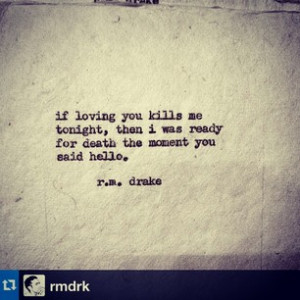 numbered Love you all By Robert M Drake rmdrake quote quotes