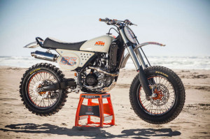 ... : It's a KTM 450 SX-F cleverly customized by Roland Sands Design