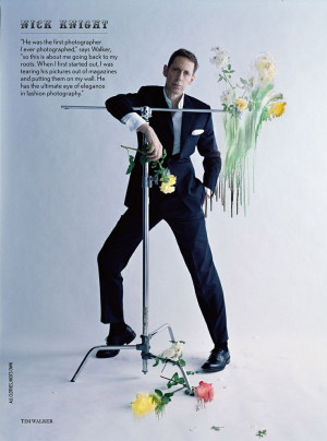 Nick Knight photographed by Tim Walker