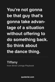 're not gonna be that guy that's gonna take advantage of a situation ...