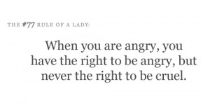 the rules of a lady 5926 sayingimages.com-best images with words from ...