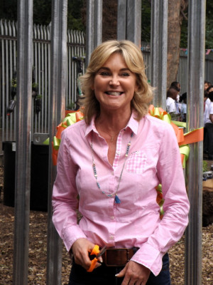 Anthea Turner a former GMTV colleague of Steve Chalke was the