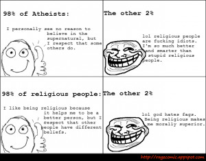 Christian Douchebags vs Atheist Douchebags