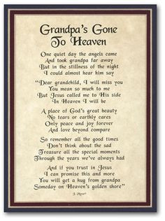 love you grandpa.... And miss you so much... Please still guide me ...