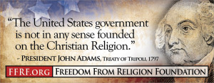 The United States government is not in any sense founded on the ...