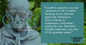 gandhi explains why restraint was his greatest asset