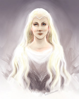 Galadriel, the Lady of Light by kaetiegaard