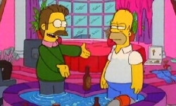 the Simpsons and Ned Flanders to go to a car wash. There, Ned ...