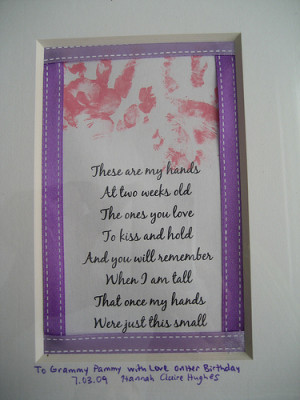 Topic: framed handprint poem for new grandma (Read 10903 times)
