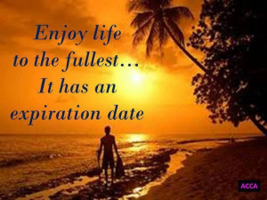 Enjoy Life To The Fullest