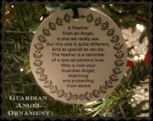 Crafty In Crosby: Guardian Angel Ornament with Printable Label