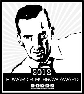 ... announced the winners of the 2012 Regional Edward R. Murrow awards