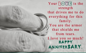 ... That Drives Me To Do Everything For This Family - Anniversary Quote