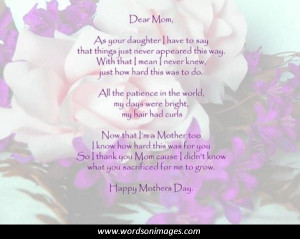 Cute Mother Day Quotes From Daughter Funny mothers day quotes from