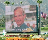 Bill Shoemaker memorial service at Santa Anita