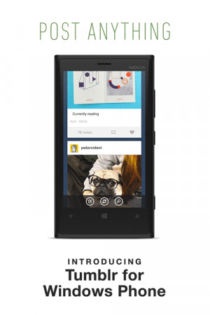 Official Tumblr App Comes to WP8; Brings Latest Images to Lockscreen