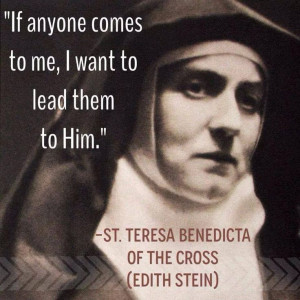 St. Edith Stein - One of the most intelligent women of her time and ...
