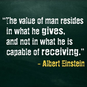 Blessed are those who give....