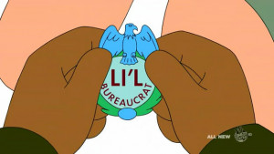 The Li'l Bureaucrat badge.