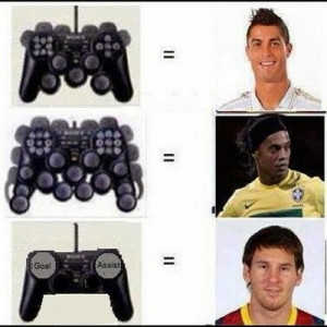 Messi vs Ronaldo vs Ronaldinho in Playstation